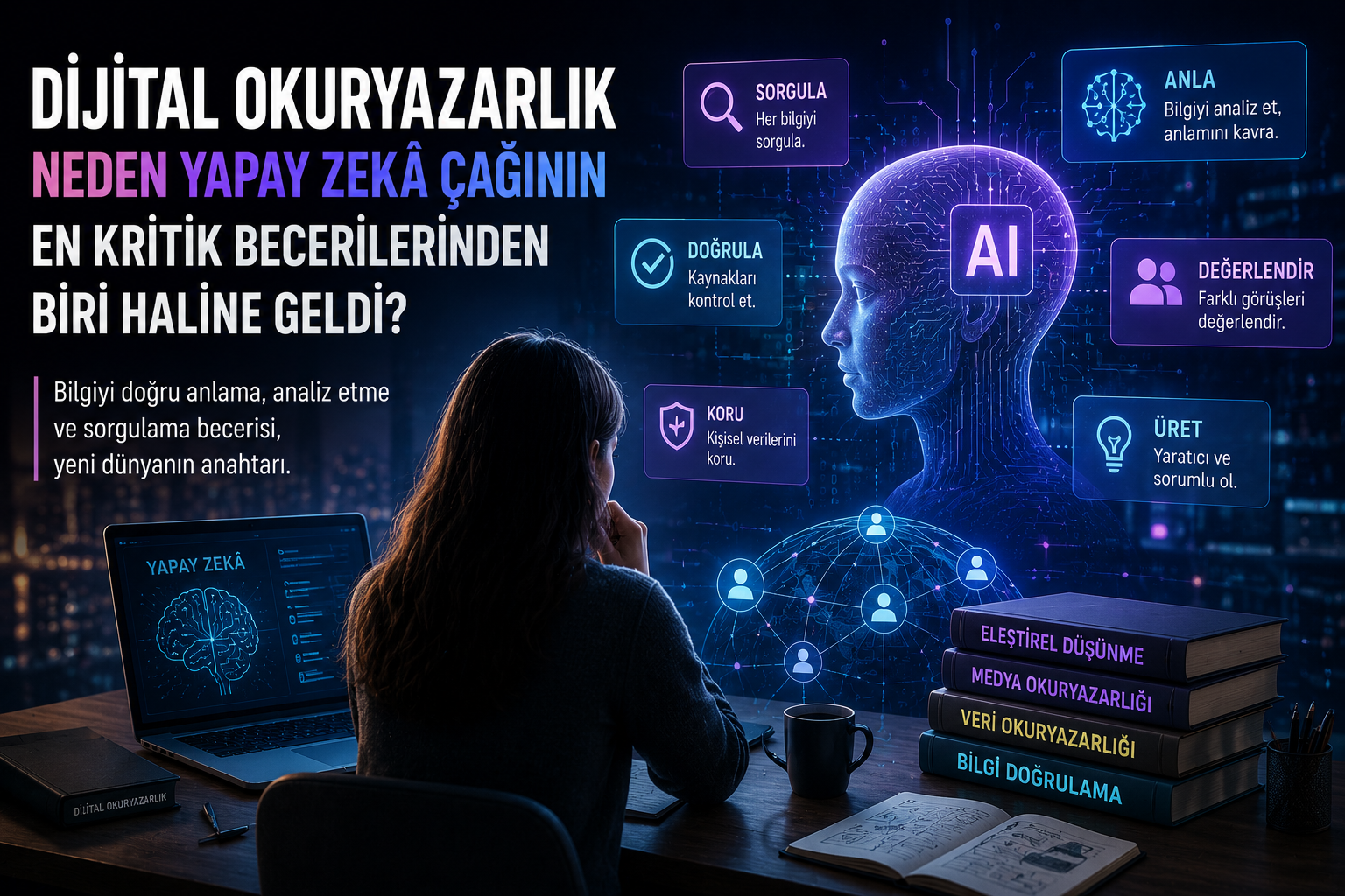 Dijital Okuryazarlık Neden Yapay Zekâ Çağının En Kritik Becerilerinden Biri Haline Geldi?